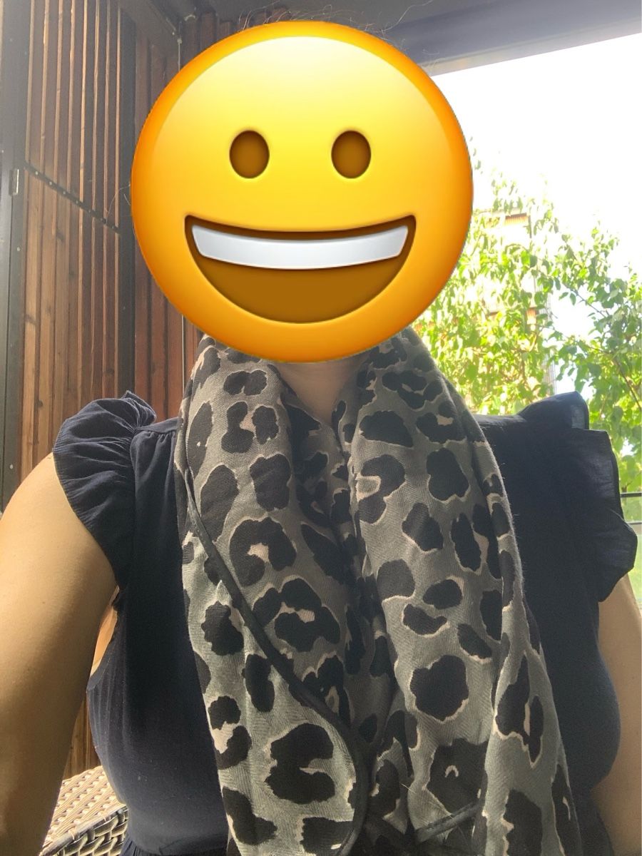 Foulard & Sciarpe: Scarf animal print grey black pink  – Nuovo (secondo la descrizione) da Zürich venduto da ama_k88c 1