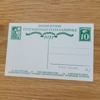 Carte Fête Nationale Bundesfeier 1927
