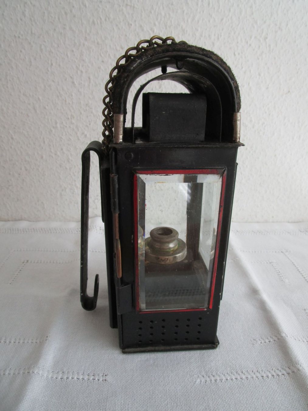 Lampade: Alte Militär Karrenlampe – Usato da Binningen venduto da mondoantico 1
