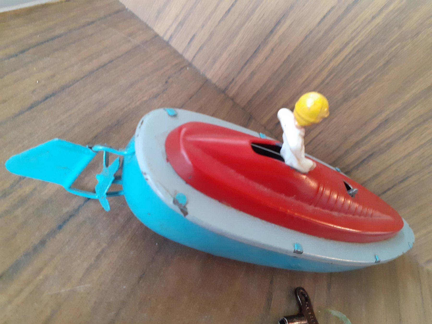 Giocattoli: Boot Motorboot Blechspielzeug antik – Usato da Mörschwil venduto da antiksalon 7