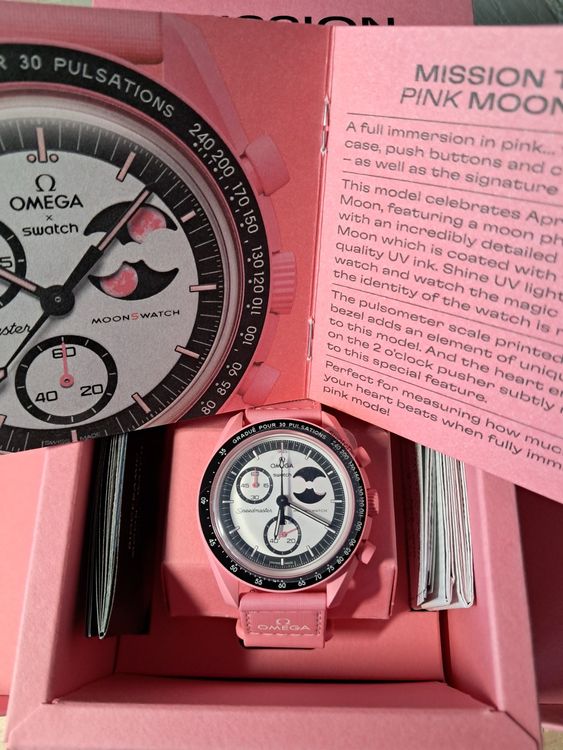 Swatch Orologi: Swatch x Omega Moonswatch Mission to the Pink Moonphase – Usato da Niederhasli venduto da zvb_fgn2 3