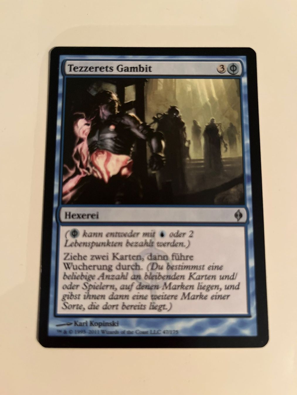 Magic The Gathering Sammelbilder & Trading cards: 1 x Tezzerets Gambit - Magic: The Gathering - MtG – Gebraucht aus Kriens von Shadi1980