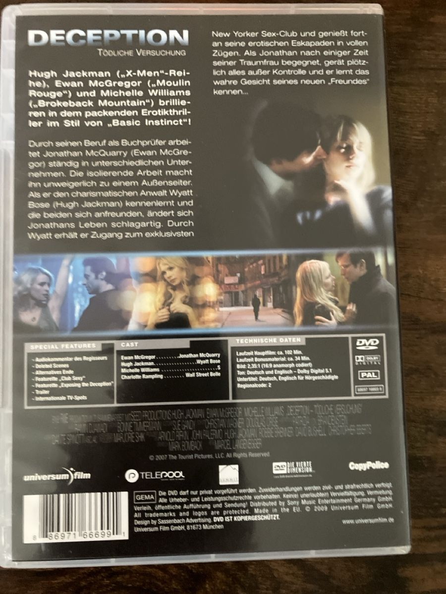 Alle DVDs: Deception DVD – Gebraucht aus Glarus von Jhuber78 1