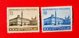 ITALIEN ITALIA VATIKAN LATERAN VERTRÄGE 1954** POSTFRISCH