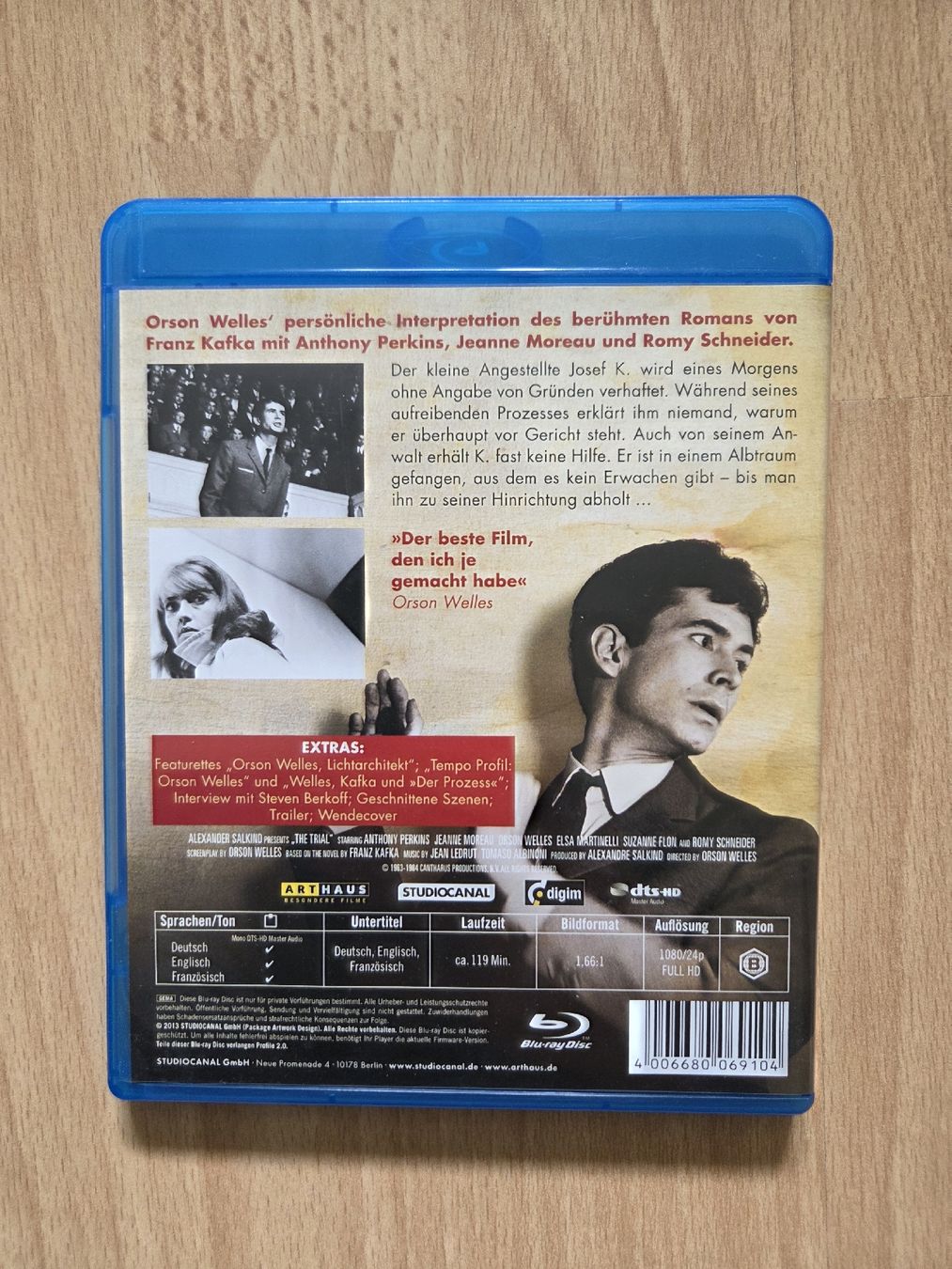 Alle DVDs: der prozess bluray – Gebraucht aus Biel/Bienne von Totalkelly 1