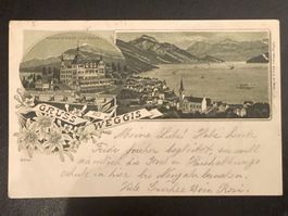 1901 Ansichtskarte Weggis, Vintage Rarität, Schweiz!