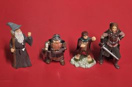 4 kleine Herr der Ringe Figuren