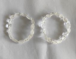 2 Bergkristall Armbänder