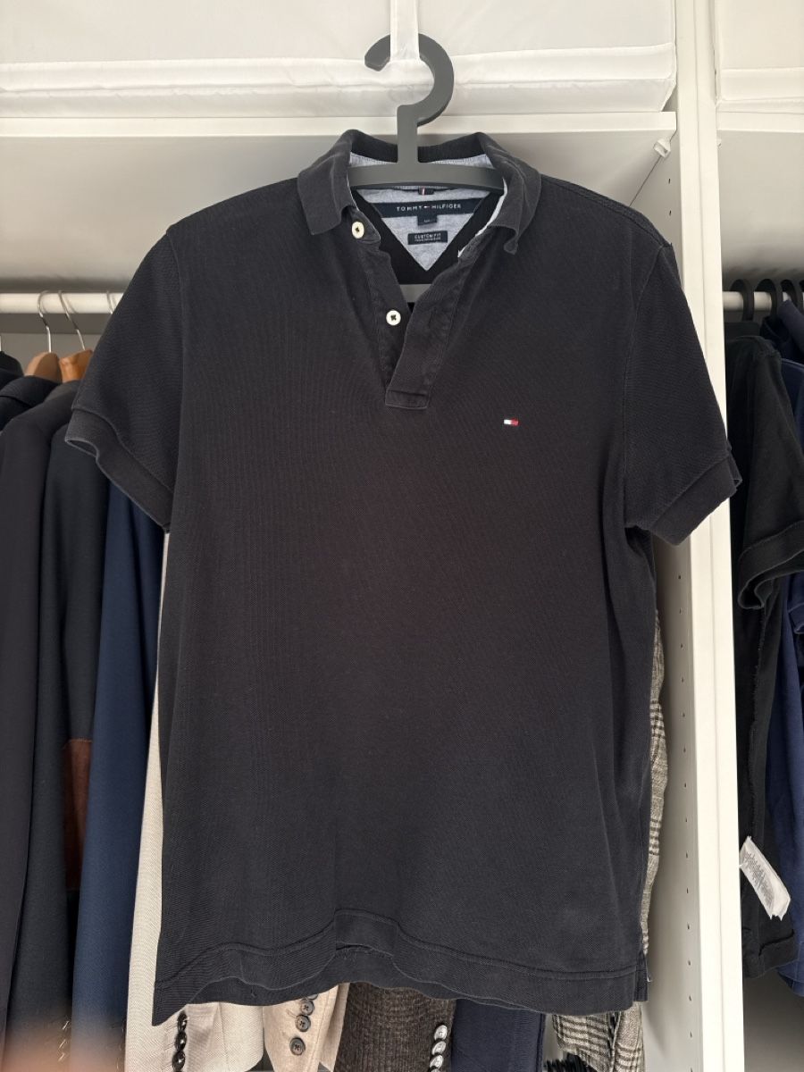 Tommy Hilfiger Magliette Polo: Tommy Hilfiger Polo Schwarz Gr. S – Usato da Ermatingen venduto da MoriceLeBlanc