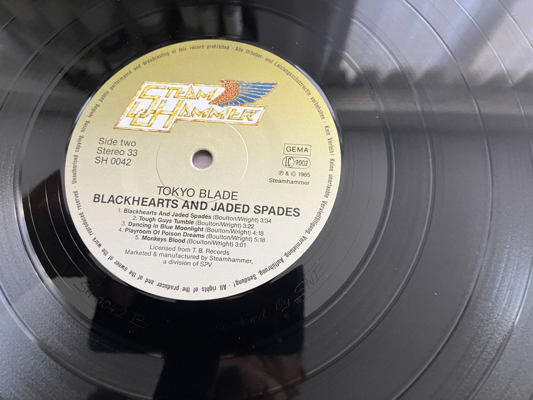 Dischi in vinile: Tokyo Blade – Usato da Aarwangen venduto da Jukebox3 9