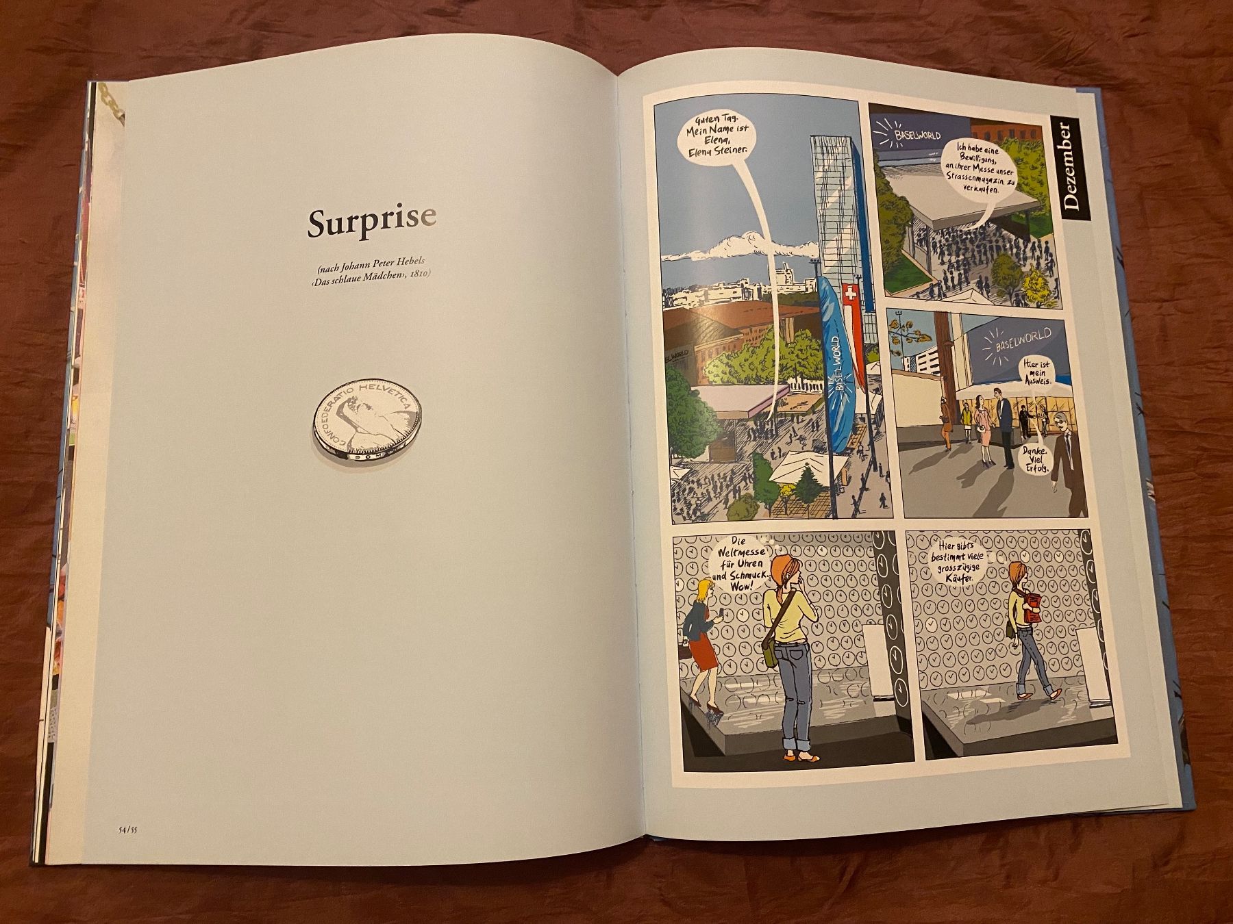 Libri: Kalendergeschichten in Comics Johann Peter Hebel Buch Comic – Usato da Basel venduto da him_5r5n 9
