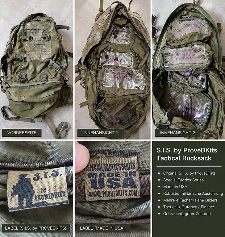 Zaini: taktischen S.T.S. by ProveDKits Rucksack – Usato da Rothenfluh venduto da BushOps