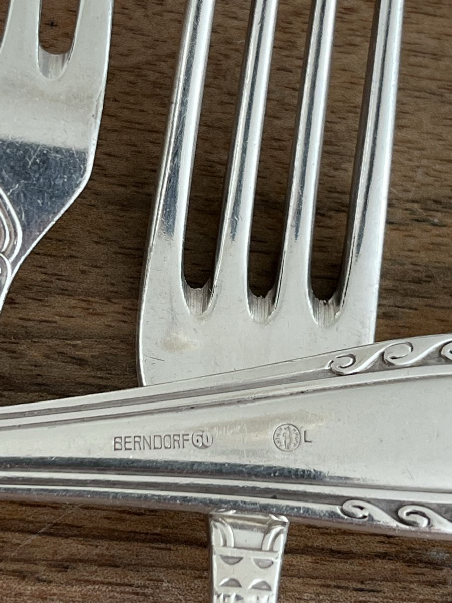 Berndorf Bestecksets: 4 Gabeln Berndorf, Versilbert – Gebraucht aus Würenlos von KLG_3TBs