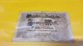 20 Mark Darlehensschein, 1914, Berlin, Top Zustand!