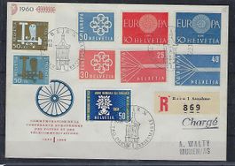 1960 Einschreibe Brief Tag der Briefmarke   15025