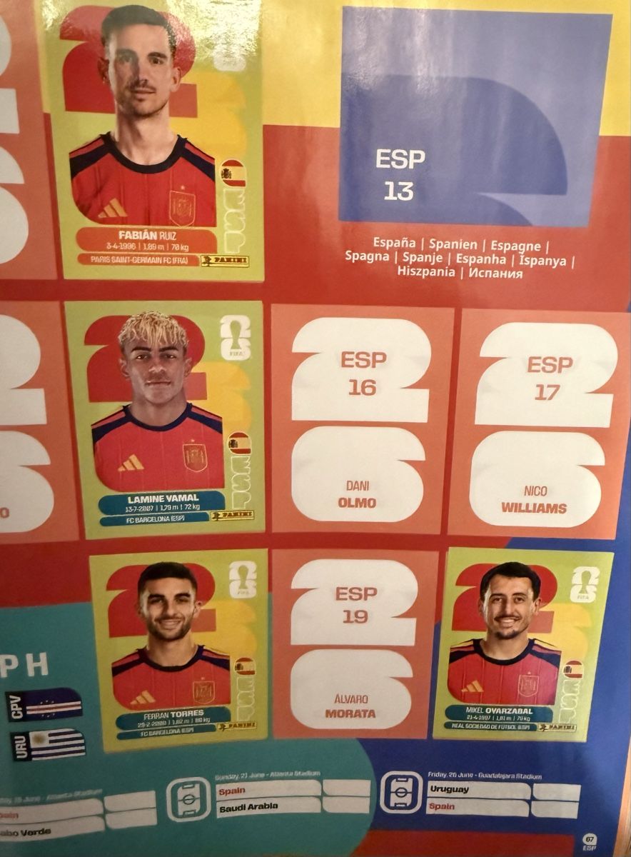 Panini Carte collezionabili: Panini 2026 WM – Nuovo (secondo la descrizione) da Belp venduto da lev_nyy5 6