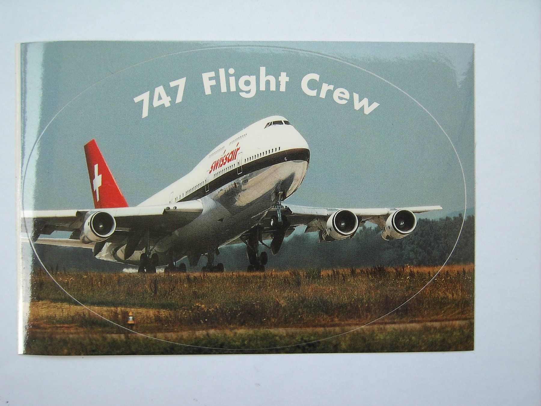 Swissair Aufkleber: Swissair Aufkleber 747 Flight Crew – Neu und originalverpackt aus Neuhausen a/Rhf von phantong