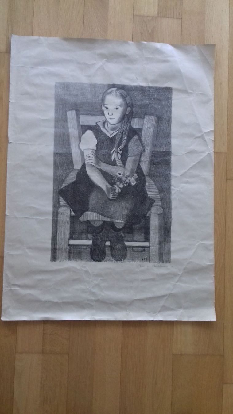 Grafica & Litografie: Max von Mühlenen, Lithographie, signiert – Usato da Luzern venduto da Einh0rn 5