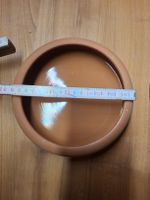 2 Futternäpfe Keramik braun Durchmesser 18 cm gebraucht
