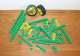 Lego Technik grün + 2 Räder