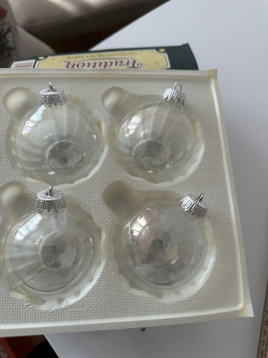 Tutte le decorazioni: Antike Kugeln Glasklar Weihnachten – Usato da Oberentfelden venduto da vilibrand 4