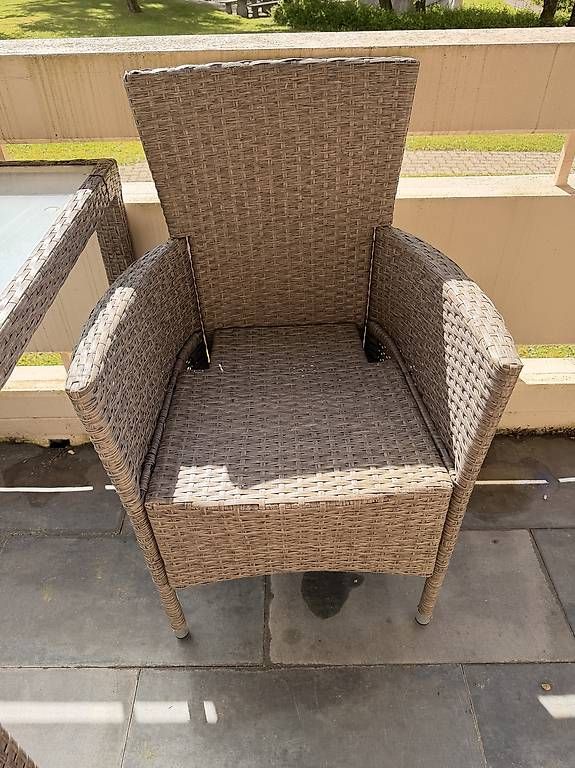 Set di tavolo e panche: Casaria Poly Rattan Sitzgruppe 4+1 – Usato da Uster venduto da Leyla80 4