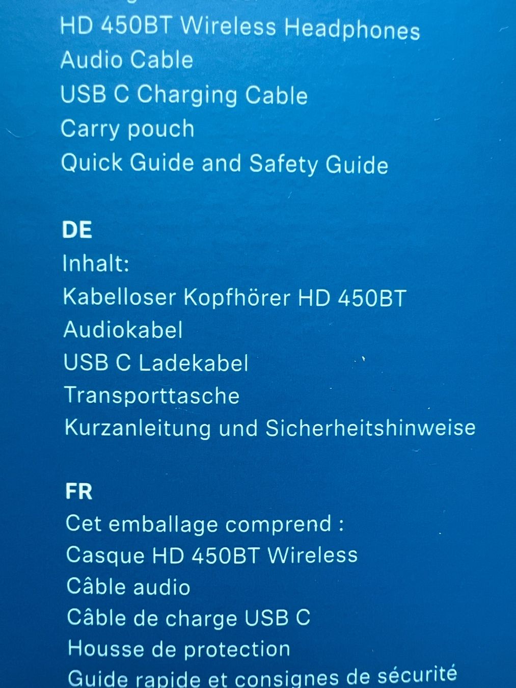 Sennheiser Cuffie: Kopfhörer Sennheiser HD 450BT – Nuovo e nell'imballaggio originale da Glattpark(Opfikon) venduto da ste_n99y 6