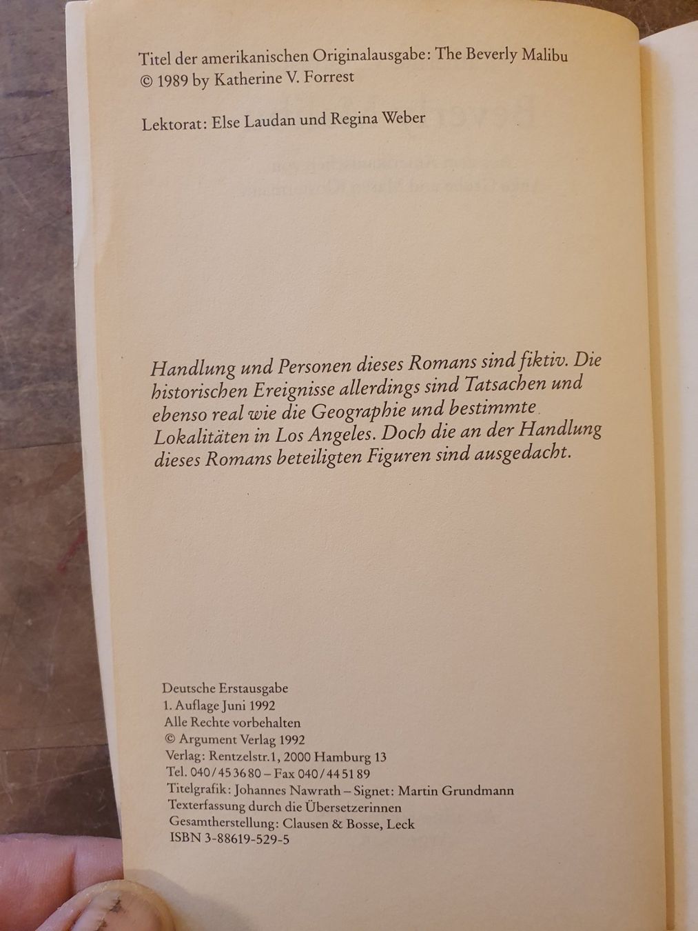 Libri: Beverly Malibu - Katherine V. Forrest - Ariadne – Usato da Zürich venduto da loosebone 2