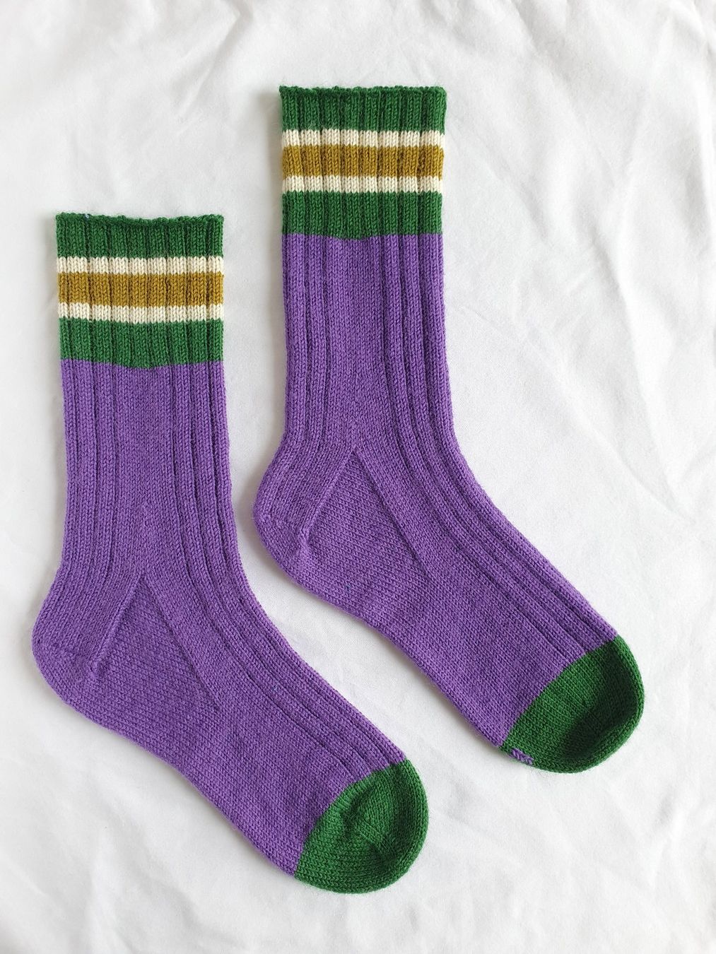 Socken: Handgestrickte Socken, Gr. 38/39, Wollsocken, Geschenk – Neu und originalverpackt aus Neunkirch von Sandramay 4