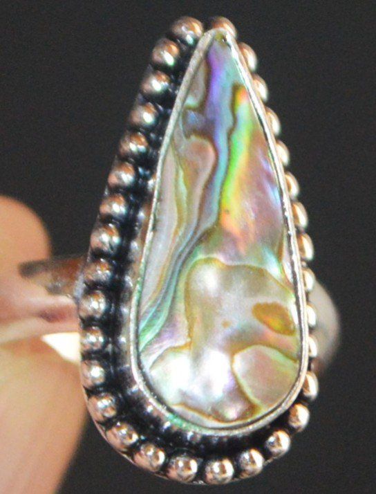 Anelli: Ring L-3740 – Abalone - Innendurchmesser 18 mm – Nuovo e nell'imballaggio originale da Goldiwil (Thun) venduto da han_v5b7 4