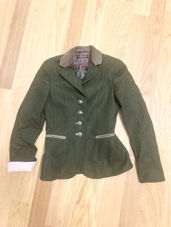 Creation Bauer Trachtenjacke Schurwolle Gr 34 XS