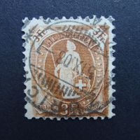 1908 Nr. 100Ba Vollstempel von ZÜRICH