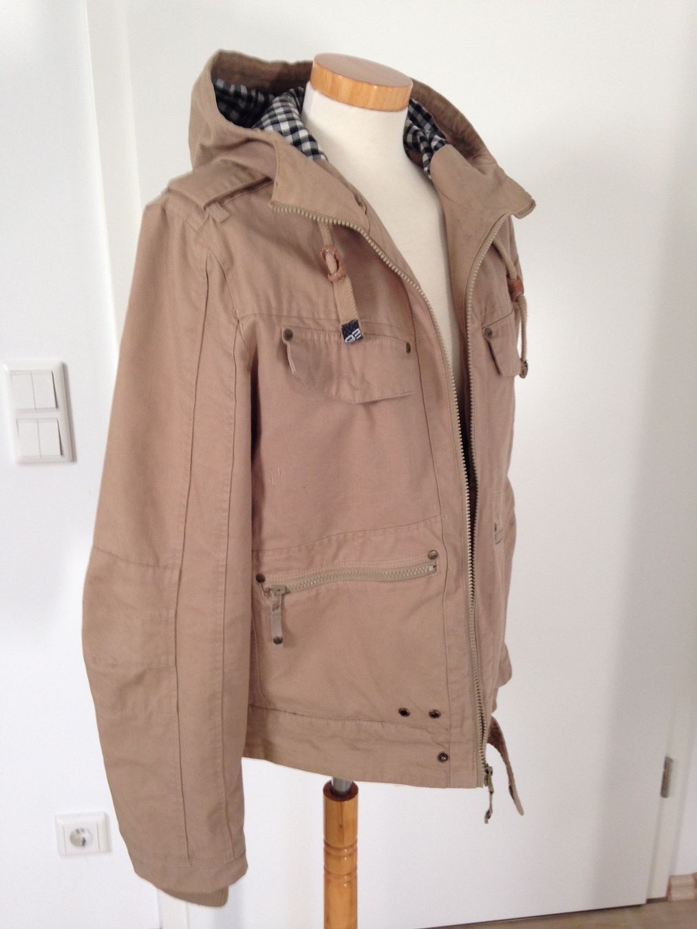Jacken: PROTEST Kapuzen-Jacke - beige - Gr. M - Baumwolle TOP – Neu (gemäss Beschreibung) aus Schongau von Designart 2