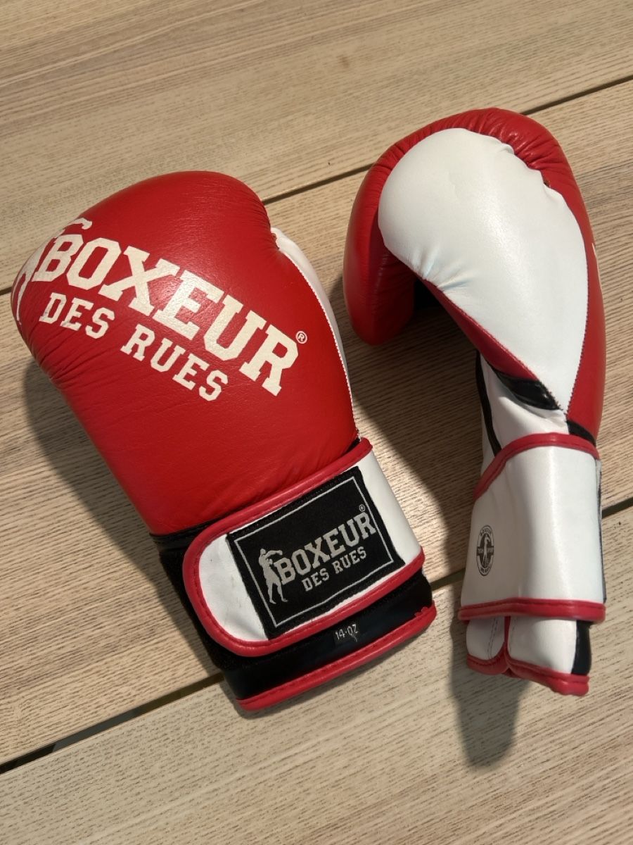 Boxeur Des Rues Handschuhe & Handstulpen: Box Handschuhe rot/weiss  – Neu (gemäss Beschreibung) aus Bern von rou_bs2x 1
