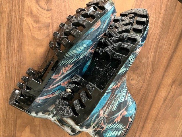 Scarpe da donna: bunte gummistieflette gr. 40 – Usato da Schwarzenberg LU venduto da kindler007 2