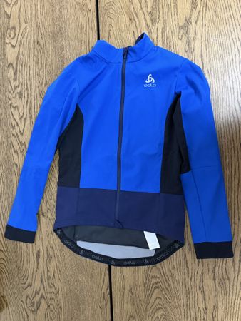 Odlo Damen-Radjacke, blau, Größe S – Hervorragender Zustand.