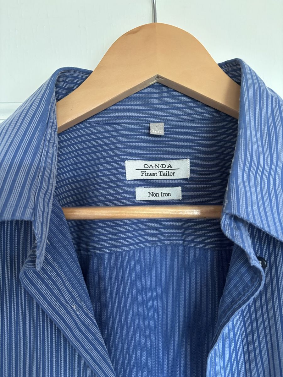 Camicie: Vintage Hemd gestreift 100% Baumwolle Gr. L – Usato da Bern venduto da emski 1