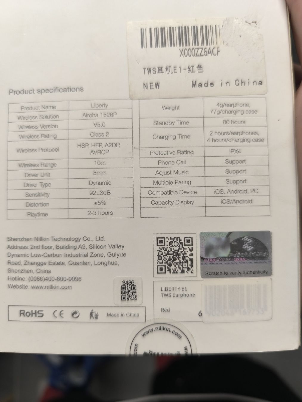 Cuffie: Nilkin Kopfhörer drahtlos - NEU – Nuovo e nell'imballaggio originale da Hinwil venduto da XeoXo 2
