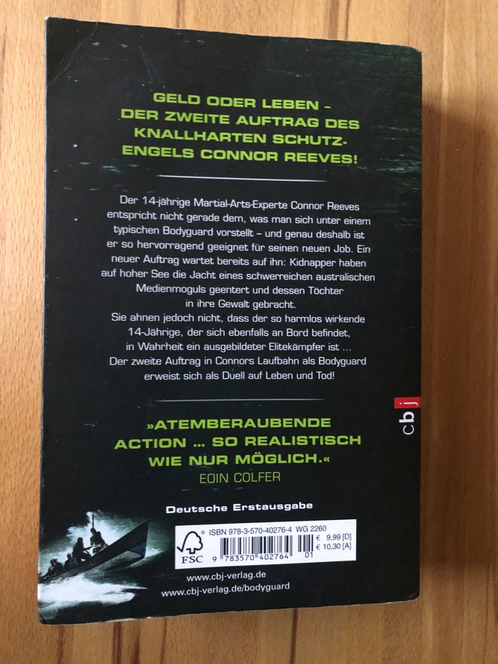 Libri: Bodyguard: Das Lösegeld / Chris Bradford – Usato da Basel venduto da raresbares 2