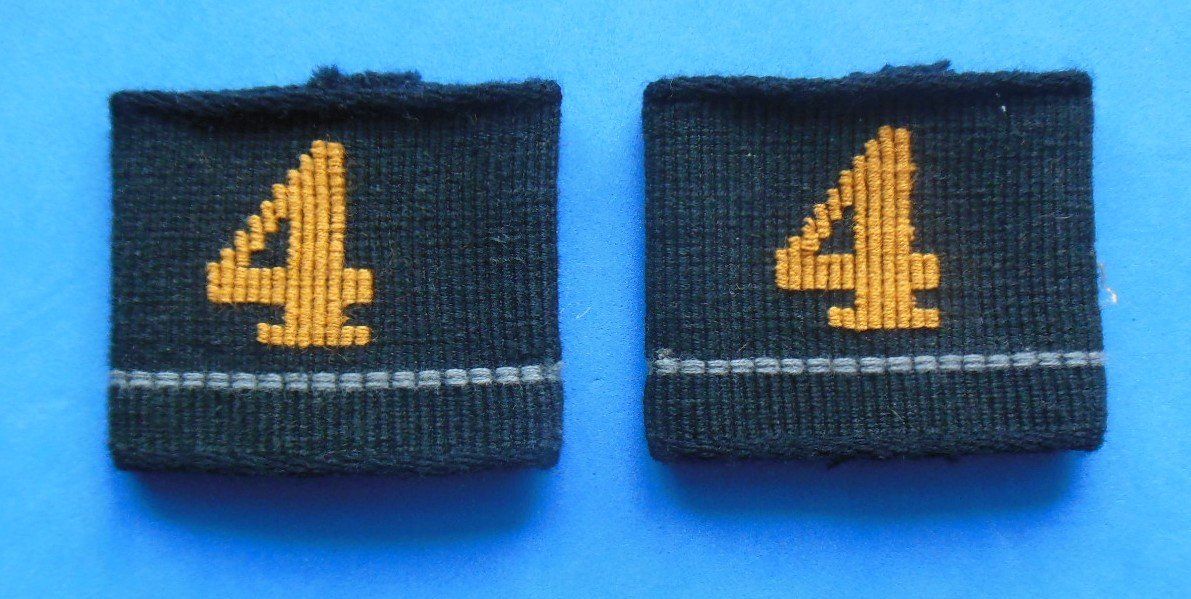 Schweizer Armee Placchette & Badge: CH - Achselnummern, Patten – Usato da Zwillikon venduto da Boban69