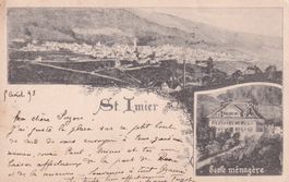 St. Imier   BE   mit Haushaltungsschule    um 1 8 9 8