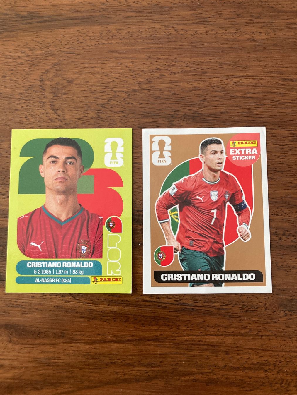 Panini Sammelbilder & Trading cards: PaniniSticker Cristiano RonaldoExtraStickerBronze und normal – Gebraucht aus Oberkirch LU von Eil5 2