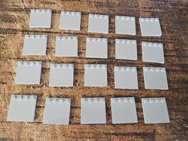 lego 6179 lot de 20 pièces Light Bluish Gray Tile,