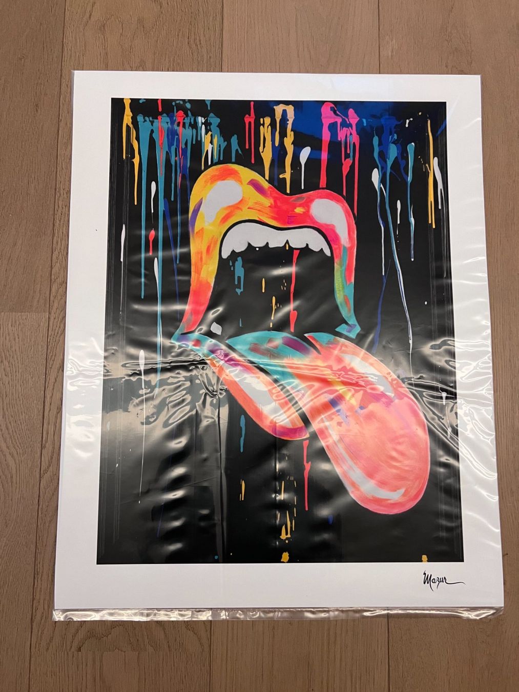 Foto & Immagini: The Rolling Stones - Handsignierte Lithographie Ruby Mazur – Nuovo e nell'imballaggio originale da Kallnach venduto da Thetrader 1