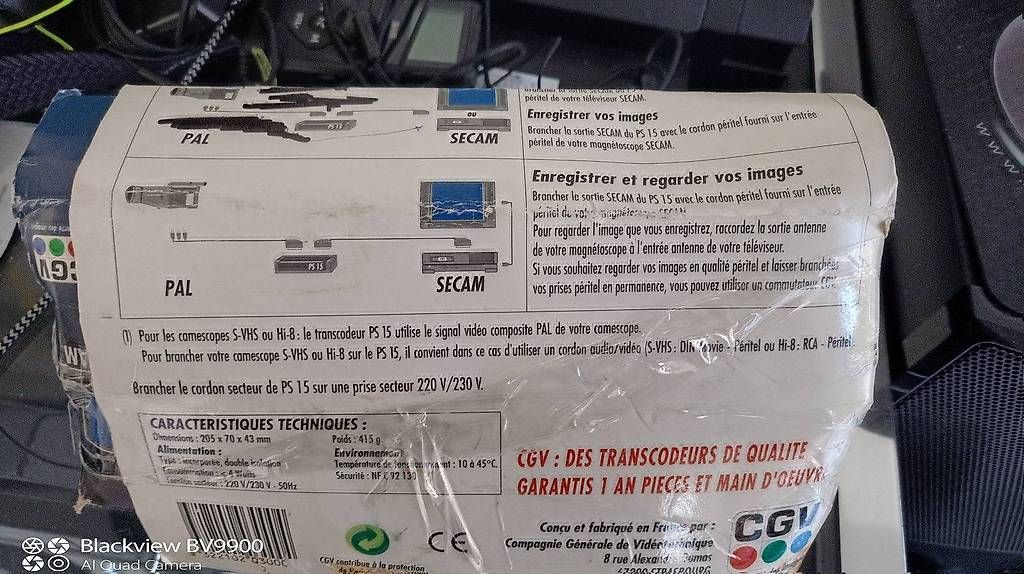 Unità & Adattatore: transpondeur Pal secam – Nuovo (secondo la descrizione) da Bulle venduto da Parapefg 3