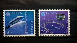 Schweiz 1991 Satz Europa CEPT Raumfahrt postfrisch