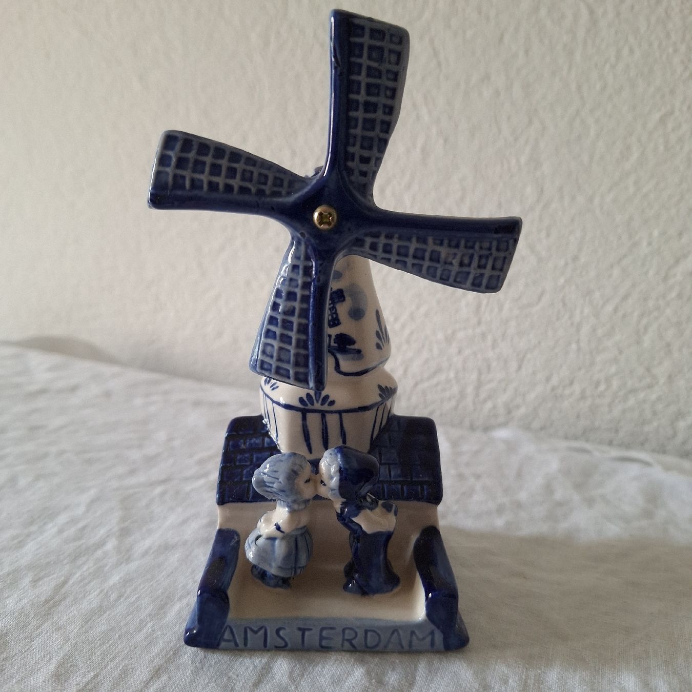 Tutte le decorazioni: Versand möglich.  Vintage Delft Windmühle – Usato da Winterthur venduto da Goldpipau
