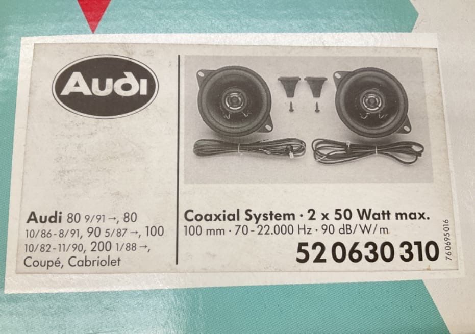 Casse acustiche: 2 neue Audi Einbaulautsprecher. – Nuovo e nell'imballaggio originale da Buchs SG venduto da sem_vd5r 3