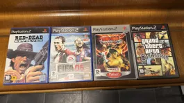 Lot de 4 jeux ps2