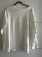 C&A Langarmshirt Weiss Gr. XXL Damen "Love Our Planet" 52 Ze